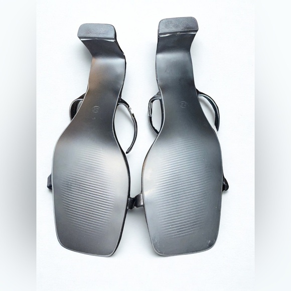 NEW IDIFU Women’s Chunky Heel Low Square Toe Block Heel Slip Ons Black Size 9.5 - Picture 8 of 8